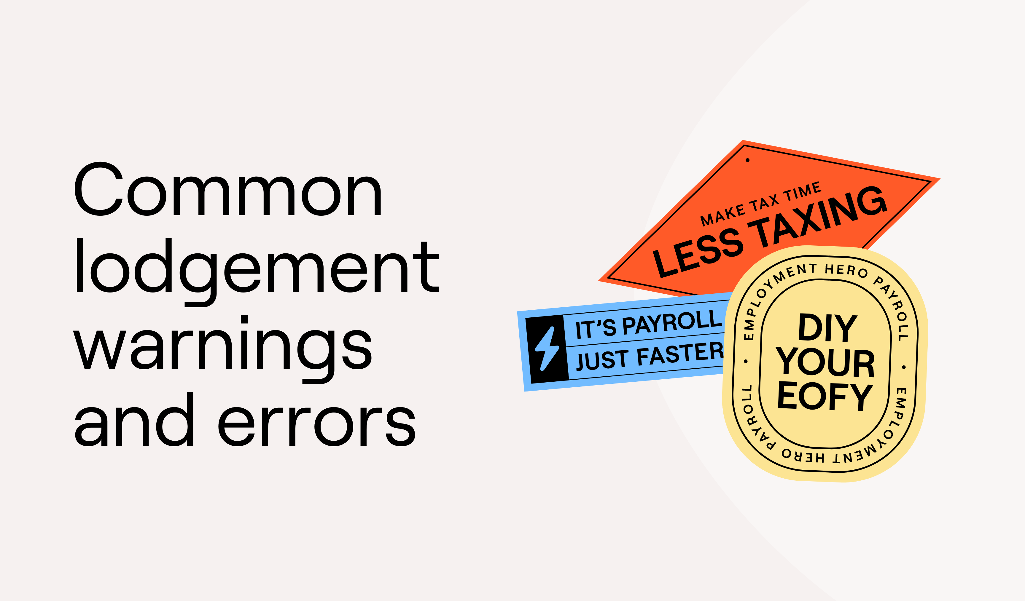 Common STP Lodgement Errors