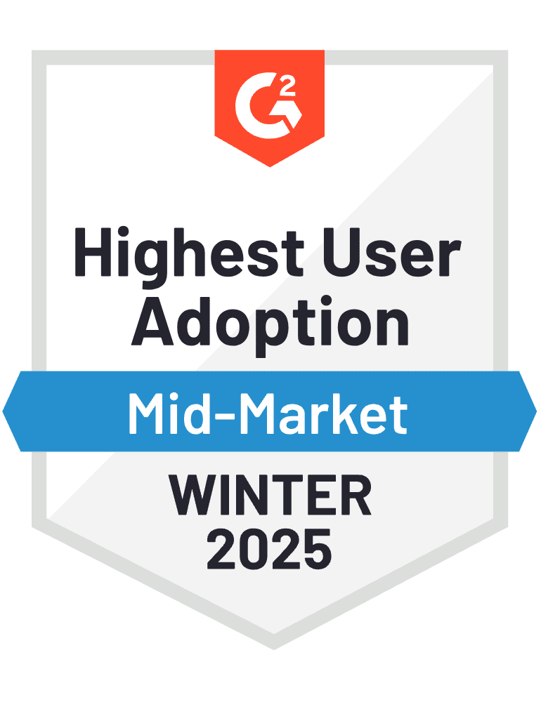 highest user adoption – mid market g2 highest user adoption – mid market g2