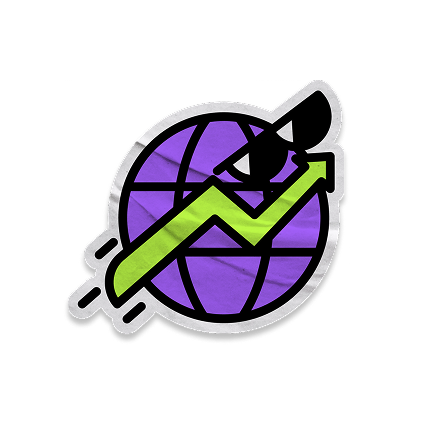 Illustration of a person with an arrow from the head, surrounded by sparkles.