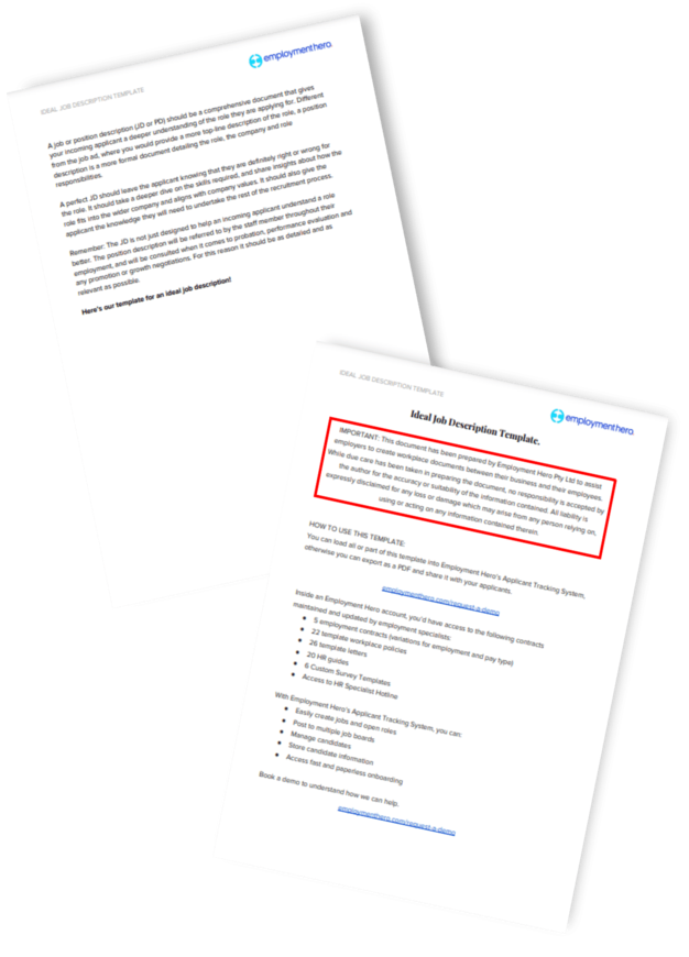 Free Job Description Template