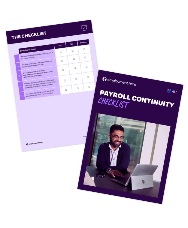 Payroll Business Continuity Plan Template