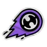 A cartoon graphic of a meteor with Employment Hero logo at the center.